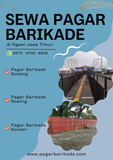sewa pagar barikade ngawi