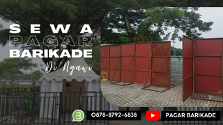 Sewa Pagar Barikade di Ngawi 087887926838