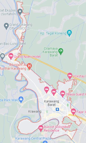 sewa pagar barikade karawang