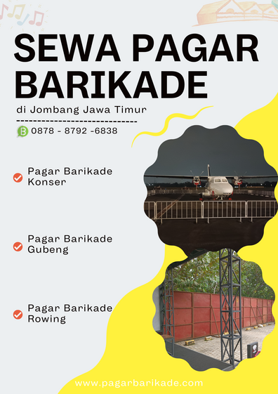 sewa pagar barikade jombang