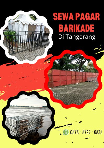 Sewa Pagar Barikade Di Tangerang 087887926838