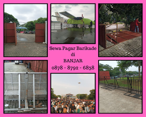 Sewa Pagar Barikade Banjar