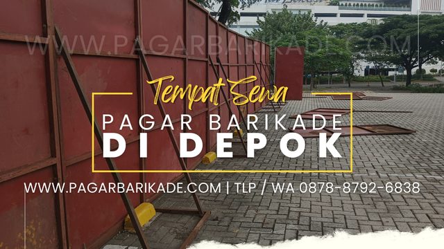 sewa pagar barikade depok