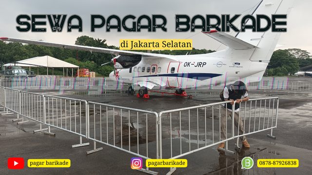 sewa pagar barikade di jakarta selatan