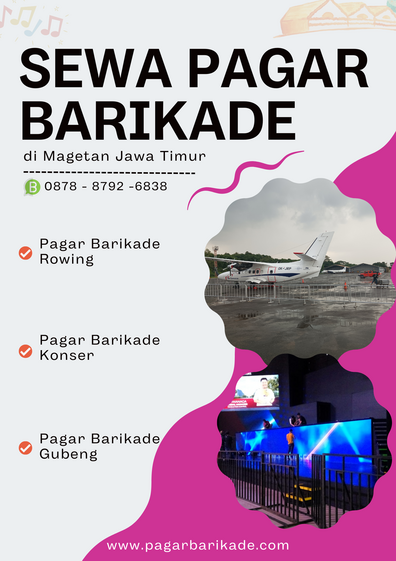 sewa pagar barikade magetan
