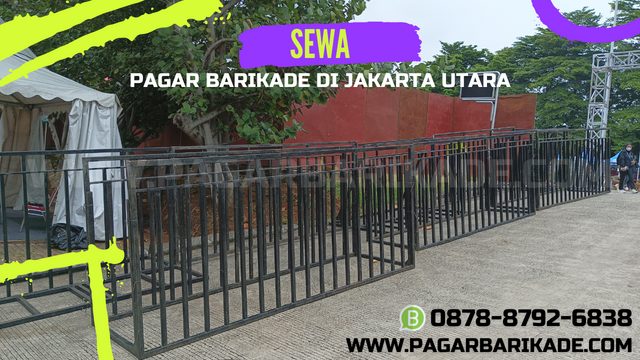 sewa pagar barikade jakarta utara