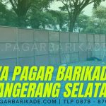 Sewa Pagar Barikade di Tangerang Selatan 087887926838