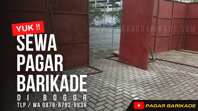 sewa pagar barikade bogor