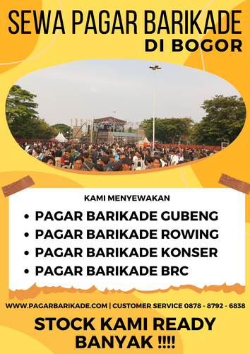 sewa pagar barikade bogor