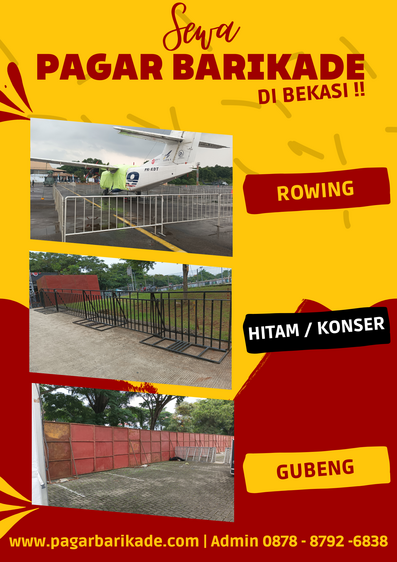 Sewa Pagar Barikade Di Bekasi 087887926838